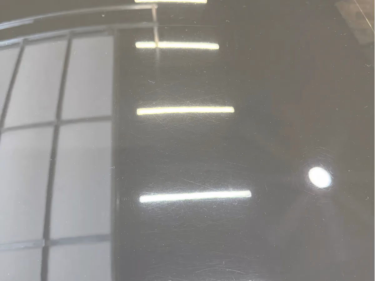 Before: Gray paint, before and after paint correction