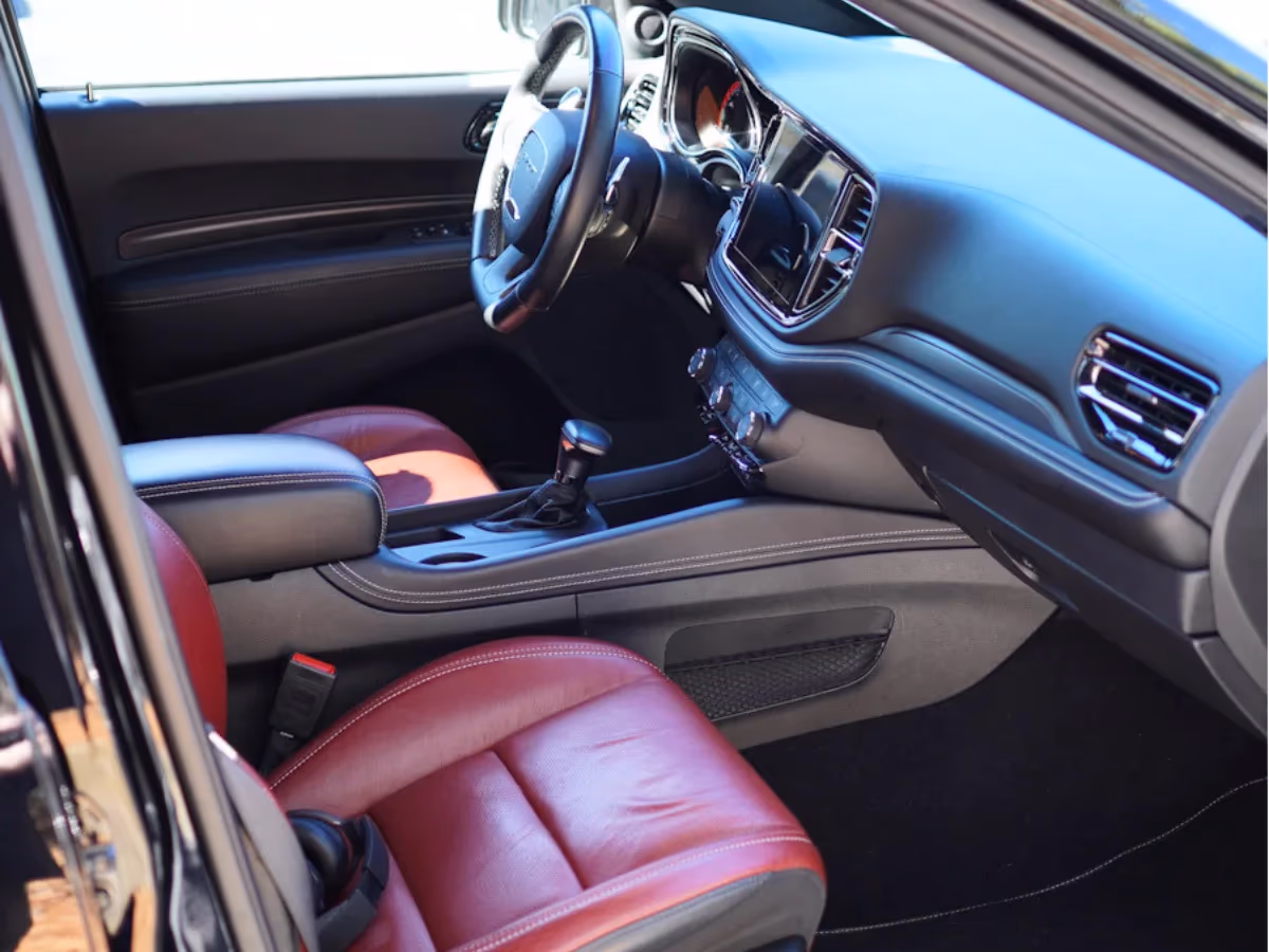 SRT passenger-side interior detailed throughout